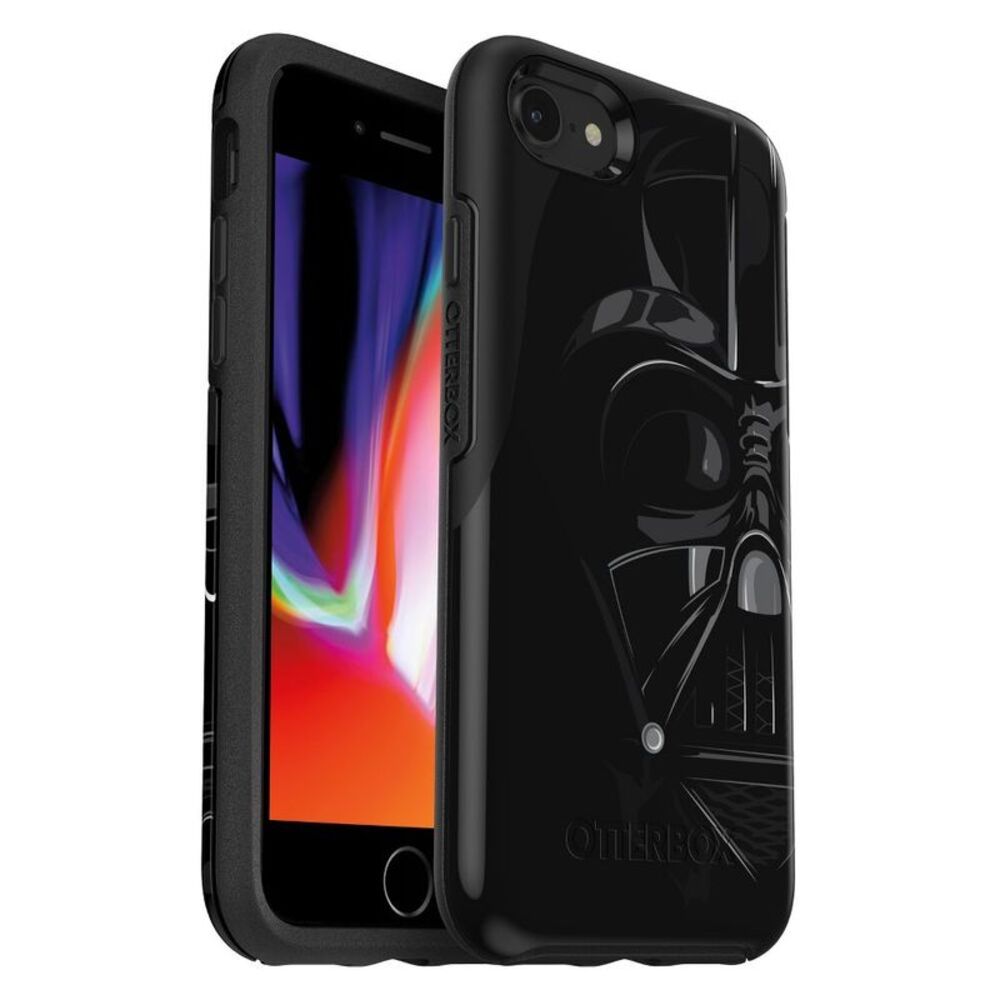 Open Box - OtterBox -  Apple iPhone 8/7 Star Wars Symmetry Case  Black - Picture 2 of 4